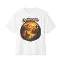 Hiking Adventure Tee — Sunset Mountain Campfire Graphic