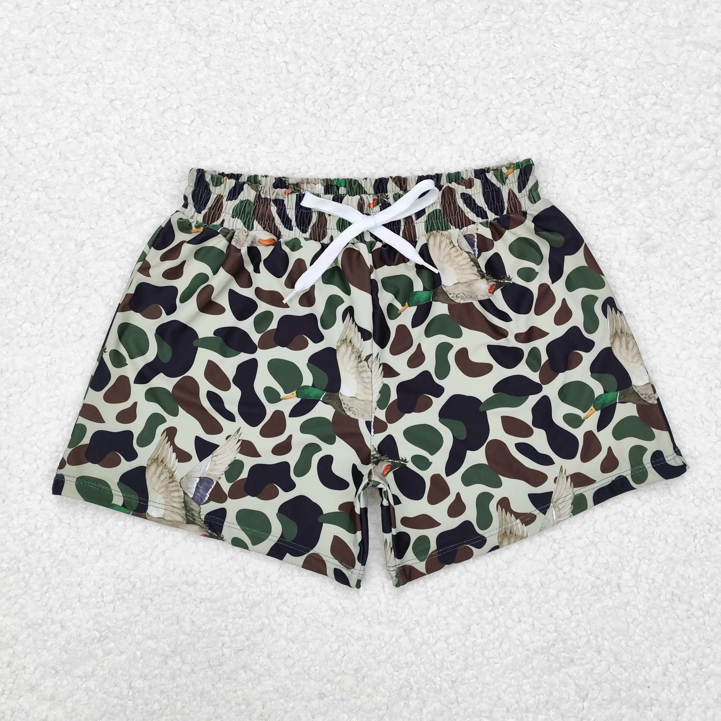 Men's Camo Swim Trunks — Casual Beach & Board Shorts