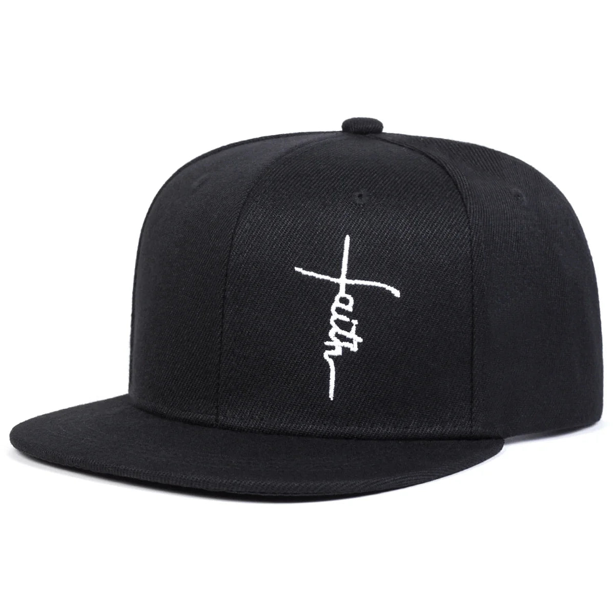 Unisex Faith Letter Cross Embroidery Hip-hop Hats Spring Autumn Outdoor Adjustable Casual Baseball Caps Sunscreen Hat Sports Cap
