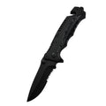 1pcs Portable Folding Knife Plastic Handle Stainless Steel Blade  Camping Survival Outdoor Tools