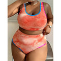 Tie-Dye Plus Size Bikini Set