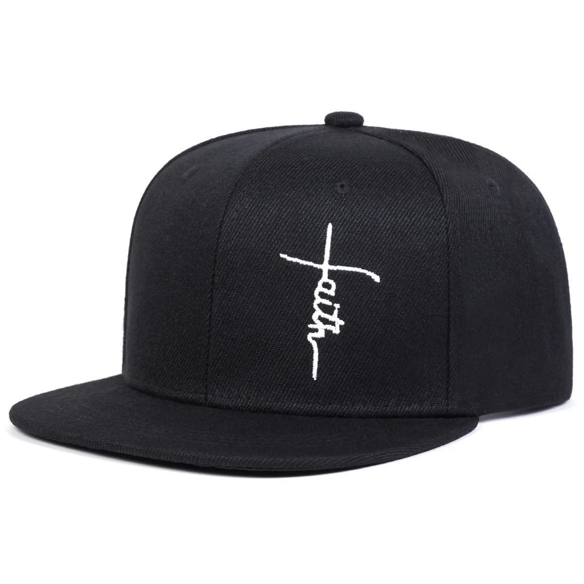 Unisex Faith Letter Cross Embroidery Hip-hop Hats Spring Autumn Outdoor Adjustable Casual Baseball Caps Sunscreen Hat Sports Cap