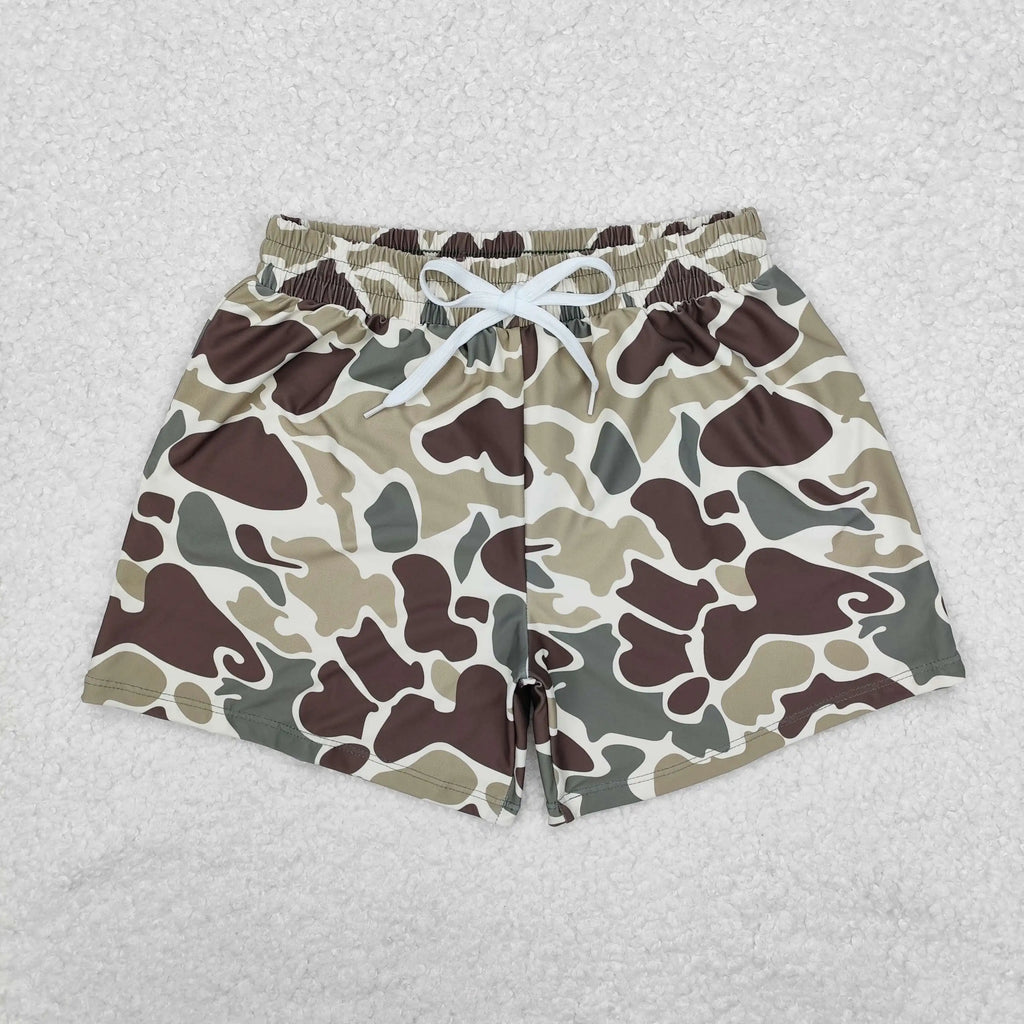 Men's Camo Swim Trunks — Casual Beach & Board Shorts