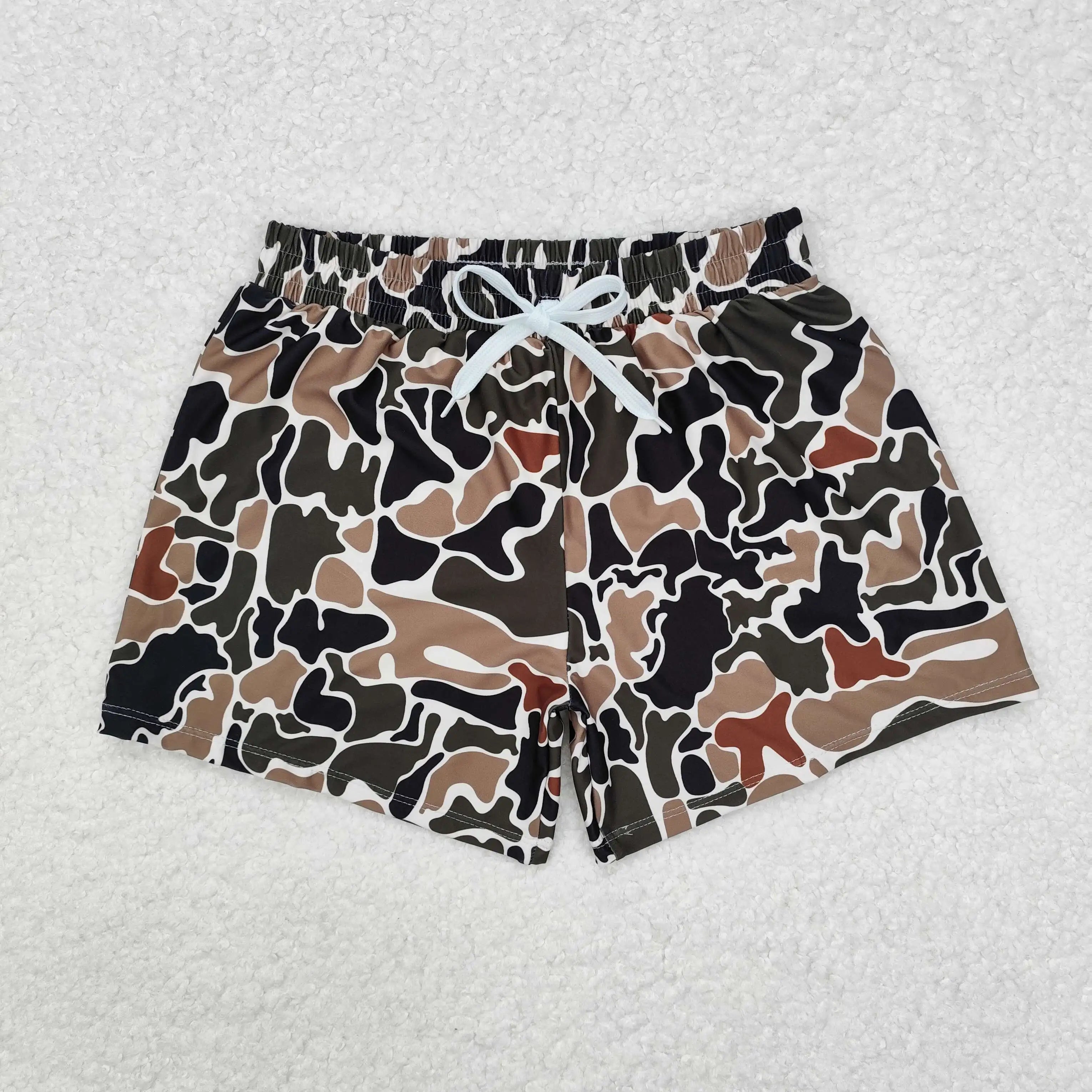 Men's Camo Swim Trunks — Casual Beach & Board Shorts