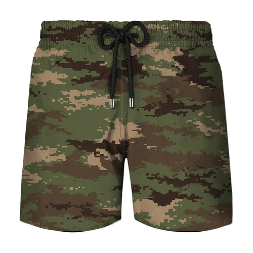 Camouflage Board Shorts Fashion 3D Printed Camo